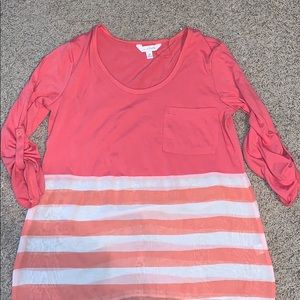 Charming Charlie flowey shirt